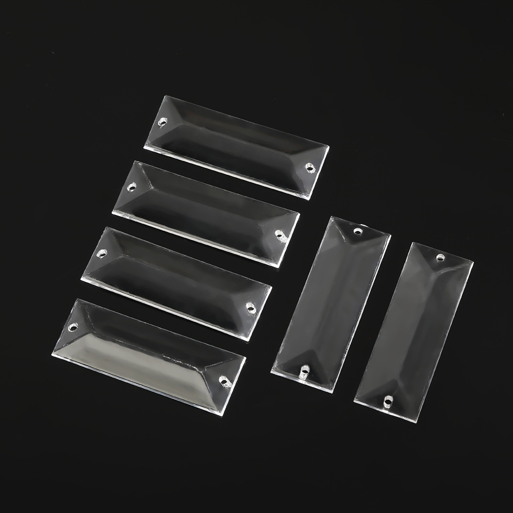 Geometric Long Bead Curtain Pendant Hotel Hanging Piece Curtain Partition Bead Acrylic Curtain Accessories Bedroom Lighting Pendant