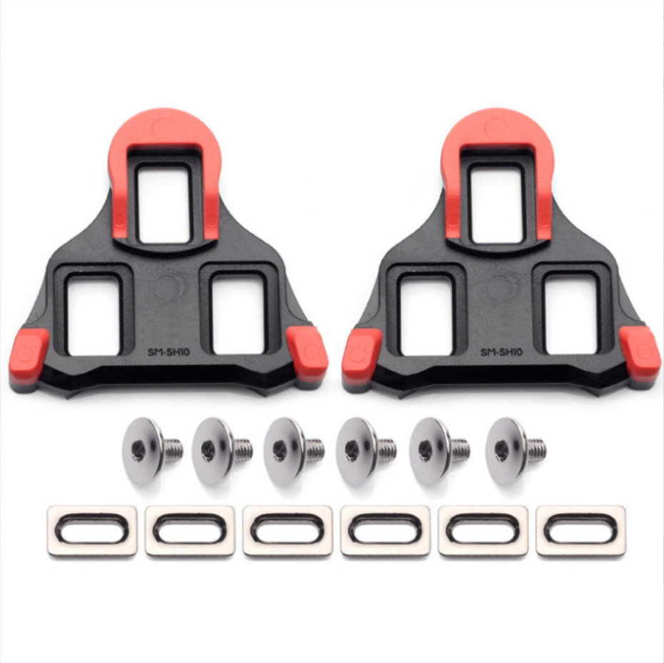 Boxed road bike lock piece compatible with SPD SH10 SH11 SH12 self-locking pedal buckle riding accessories