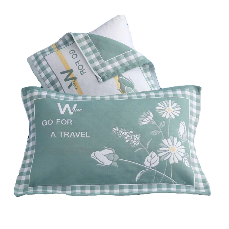 A Pair of Cotton Pillow Towel Extra-large Thickened Household Cotton Gauze One Pillow Headband Student Dirt-resistant Gifts for Couples