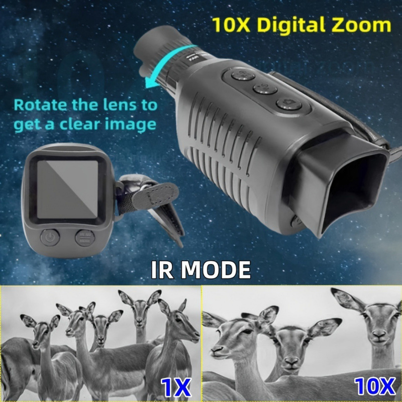 2026 New Cross-Border Dropshipping Night Vision Goggles R7 Monocular Night Vision Goggles R7 with 10X Lens Cross-Border Dropshipping