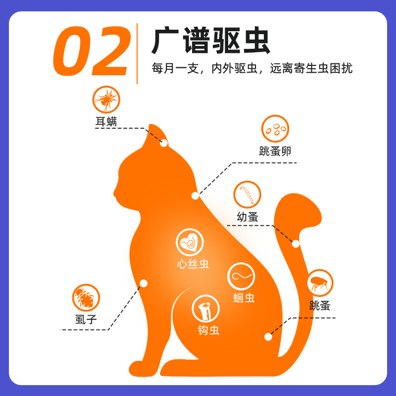 Pfizer Zoetis Big Pet Pet Internal and External Insect Repellent Drops for Kittens and Adult Cats Flea Ear Mites Cat Insect Repellent