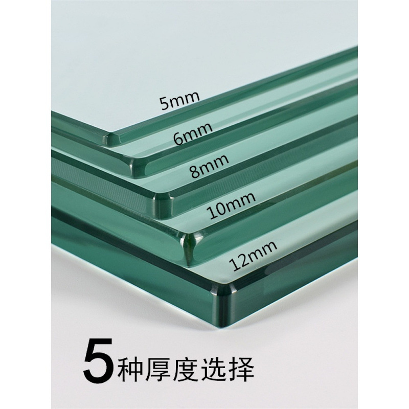 Закаленная стеклянная столешница, домашний кофейный стол, обеденный стол, квадратный, круглый, прямоугольный, европейская стеклянная плита