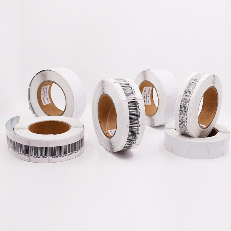 Rf Label Soft Label Supermarket Anti-Theft Label Cosmetics Anti-Theft Blank Barcode Anti-Theft Sticker Wholesale