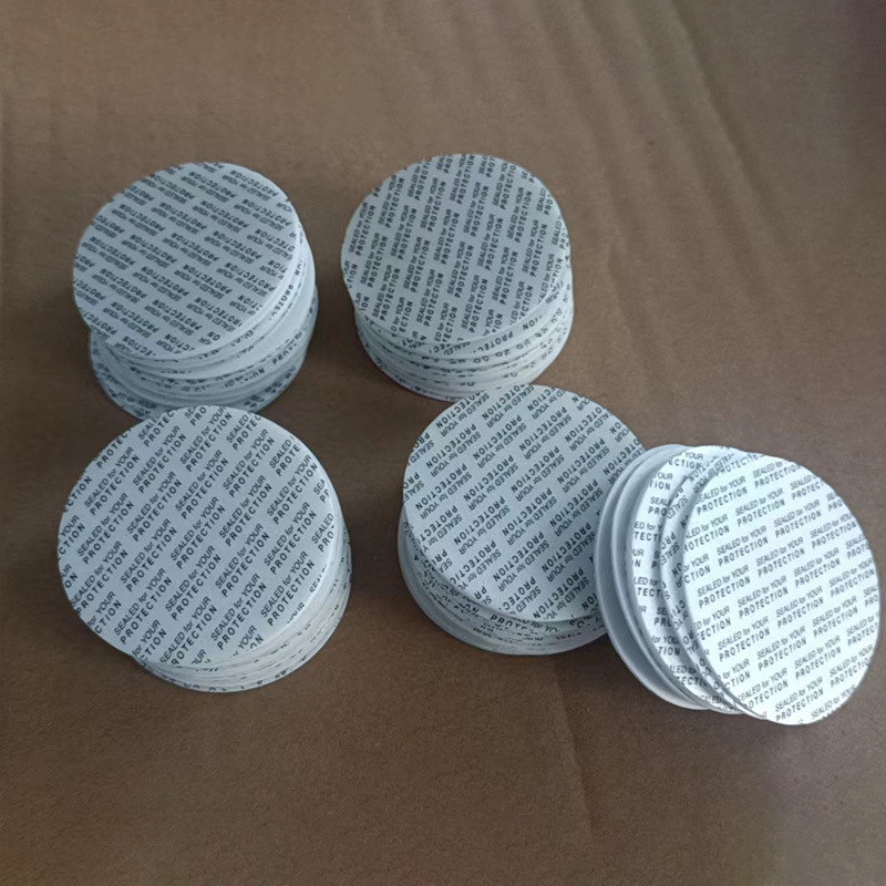 Aluminum Foil Gasket Bottle Cap Sealing Medicinal Glass Bottle Gasket Printing Trademark Oil Barrel Sealing Film Pressure-Sensitive Self-Adhesive Gasket