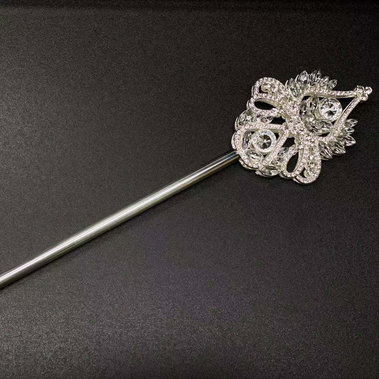 Athena's Scepter European and American Rhinestone Fairy Wand Is Used for Stage, Banquet, Birthday, Etc. Factory Direct Sales