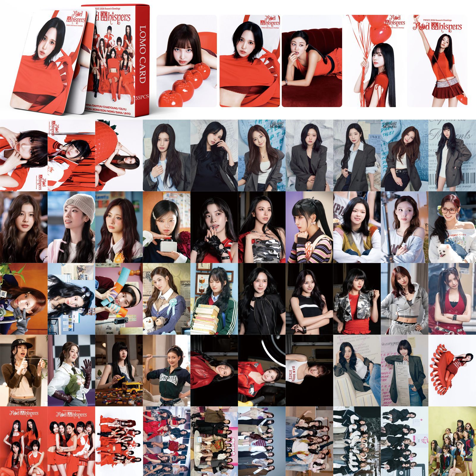 55 Twice 2026 Season's Greetings Small Cards in Stock