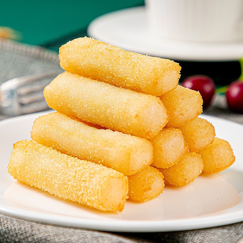 Whole Box of Anjing Brown Sugar Glutinous Rice Cakes 237g Special Glutinous Rice Cakes Fried Snacks Finished Hotel Snacks Fast Food Hot Pot