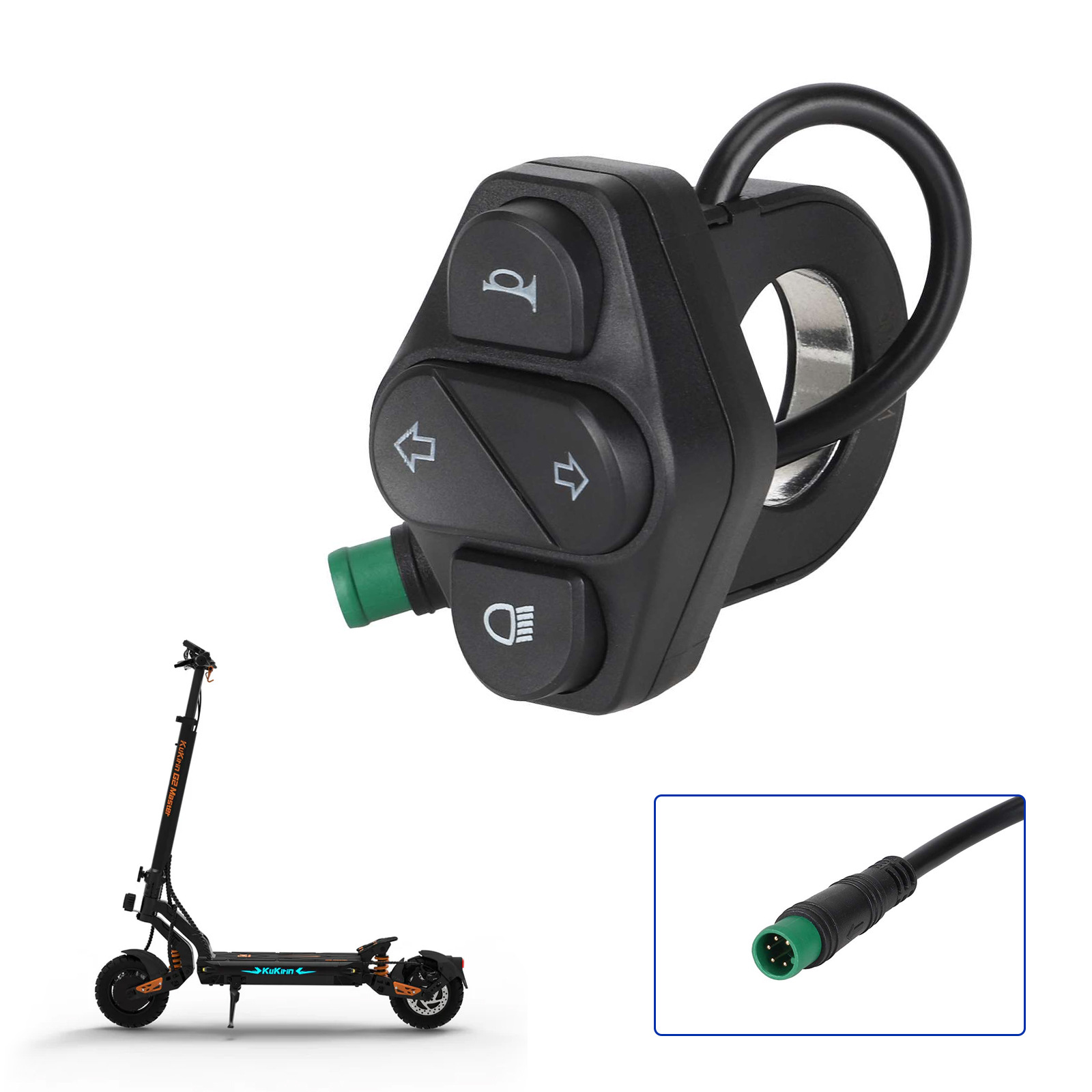 Подходит для Kukiring2Master Переключатель Левый и Правый Поворотный Сигнал Гудок Фара Интегрированный Переключатель Управления Кнопка