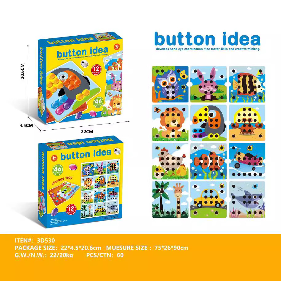 Детский большой грибной пазл головка для вставки интеллектуальные развивающие игрушки кросс-бордерная продажа