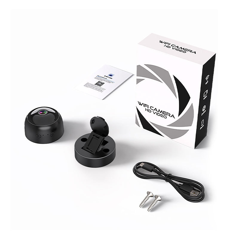 Cross-Border Popular S2 Surveillance Camera Wifi Mobile Phone Remote 360-Degree No Blind Spots Plug-In-Free High-Definition Night Vision