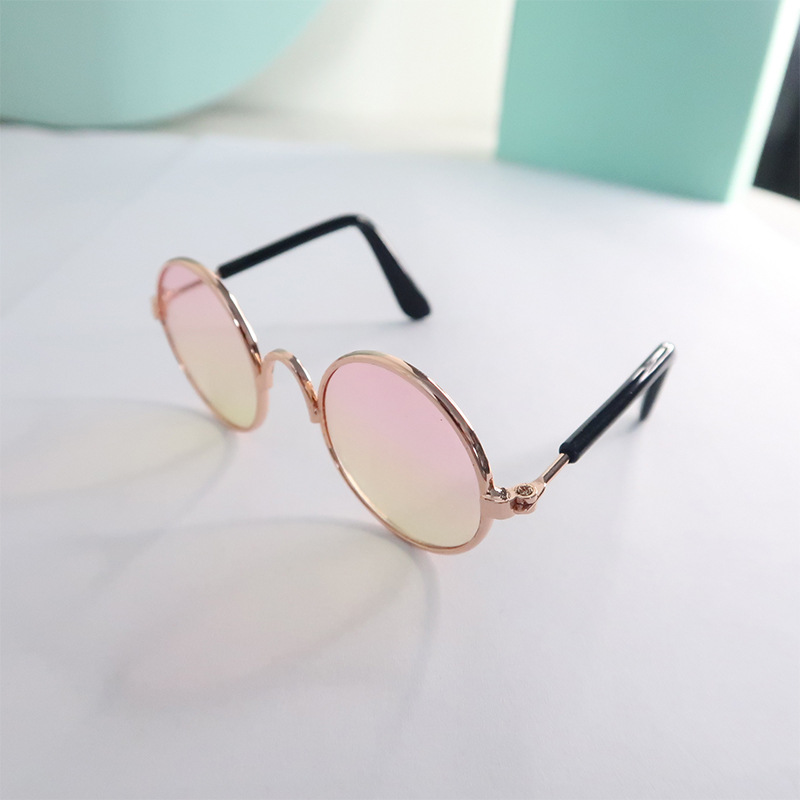 Small Round Pet Glasses Free Shipping Dog Glasses Cat Pet Sunglasses Small Pet 8cm Glasses
