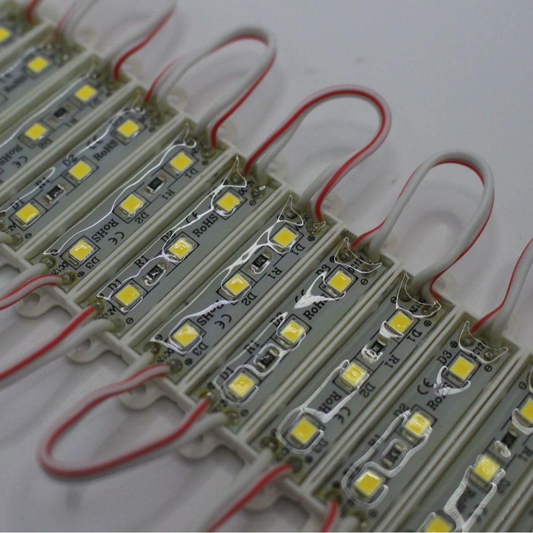 3 светодиода 2835 белый свет маленький модуль силиконовый провод модель 3912 эпоксидный водонепроницаемый модуль прямые продажи с завода