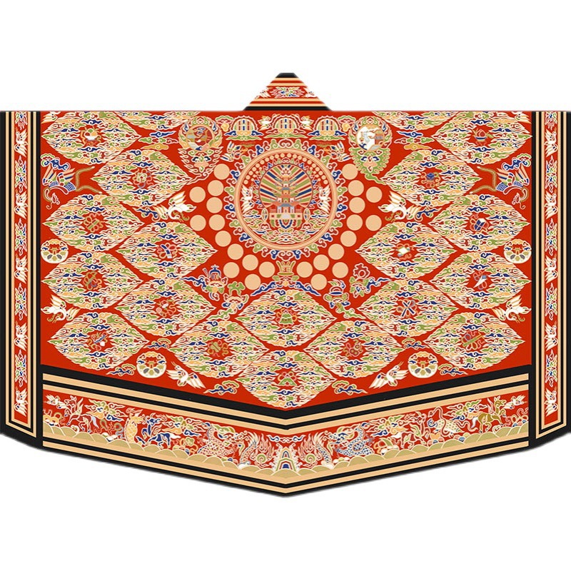 Yixiao Taoist High-Collared Robe, Taoist Robe, Red Kimono, Class Robe, Qingjing Robe, Other Consultation Customer Service