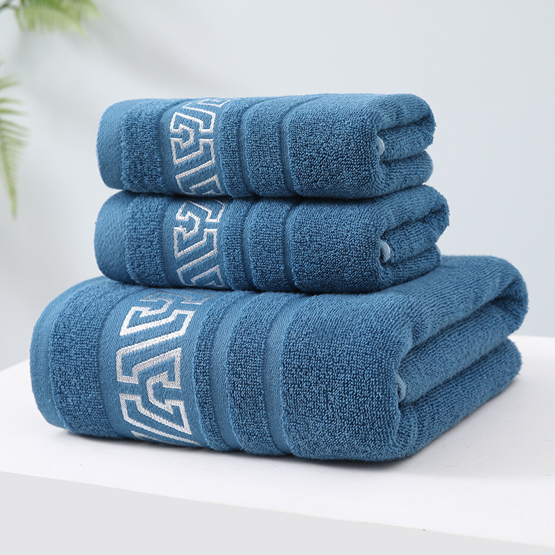 Manufacturer Wholesale Plain Cotton Towels, Fine Cotton Rings, Comfortable Feel, Soft and Absorbent, Household Bath Cotton Towels and Bath Towels