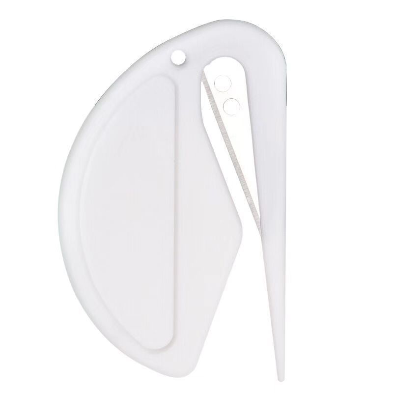 Plastic Mini Letter Opener, Envelope Opener, Paper Cutting Utility Knife, Rope Cutting Knife, Box Opener, Pet Knotting Knife