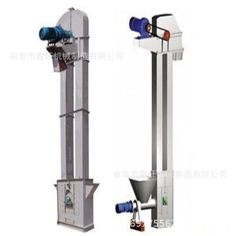 Xinwang Bulk Grain Vertical Loader Chain Type 300 Steel Bucket Elevator Th250 Bucket Elevator