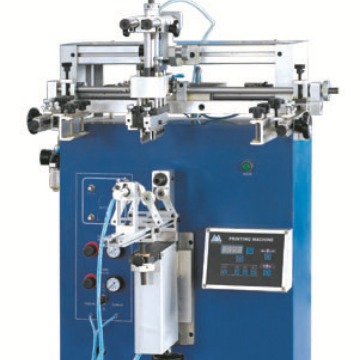 Taizhou plane curved surface round surface water cup glass cup milk tea cup screen printing machine trash can roller printing machine Yulong