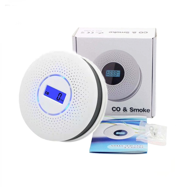 Foreign trade composite carbon monoxide smoke alarm carbon monoxide smoke sense two-in-one detector customization
