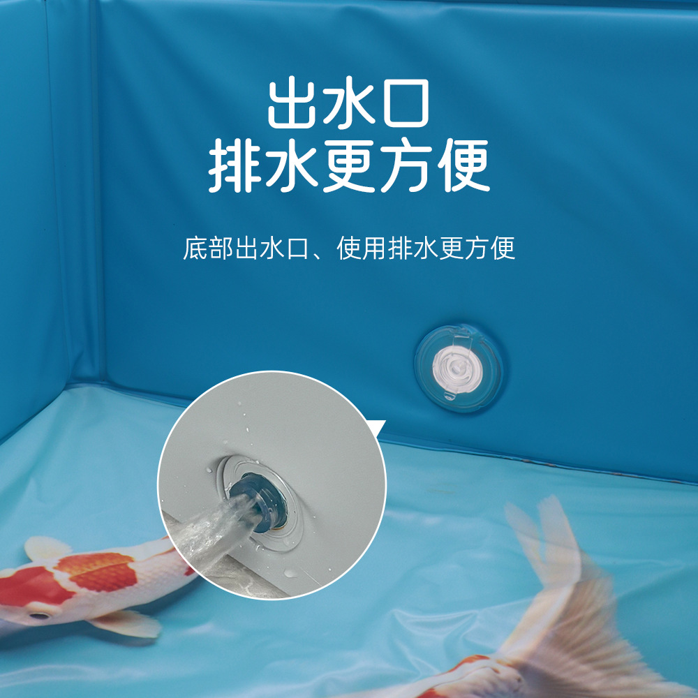 Dog Bath Tub Foldableable Pet Bath Tub with Drainage Swimming Pool Pvc Dog Bath Tub Cat Bath Tub