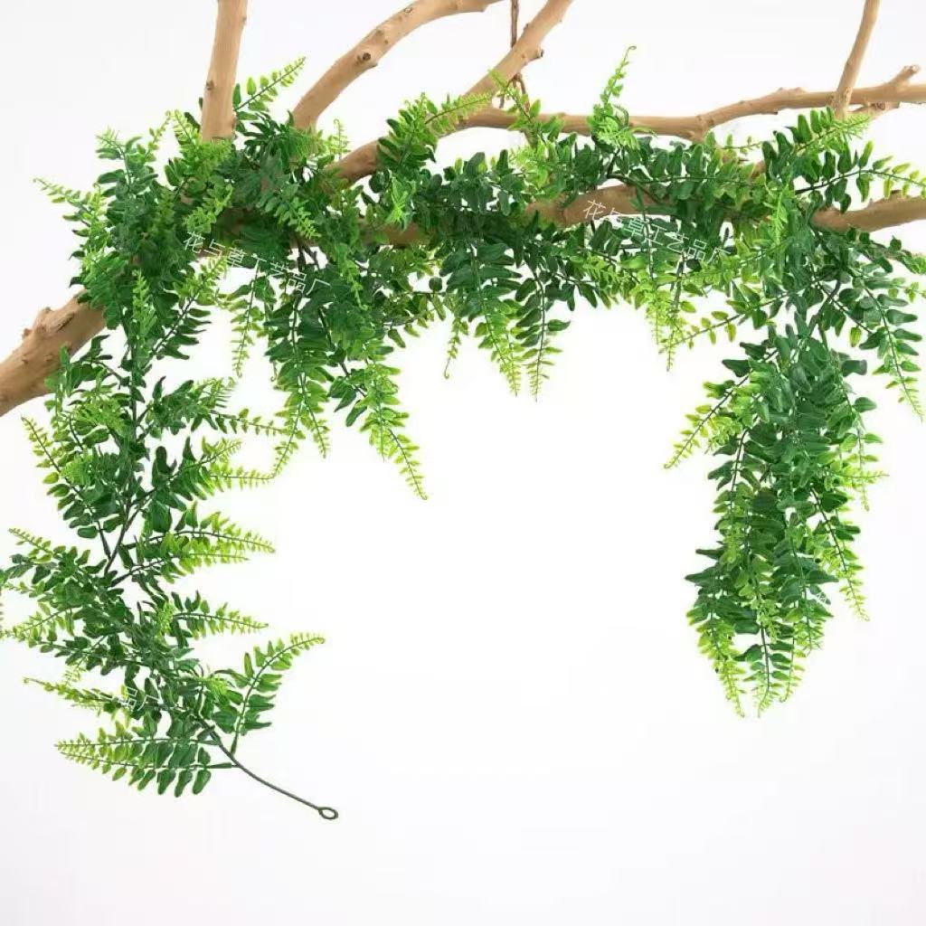 Cross-Border Artificial Persian Leaf Rattan Wedding Arch Decoration Wrapped with Green Plants Persian Grass Rattan Outdoor Decoration