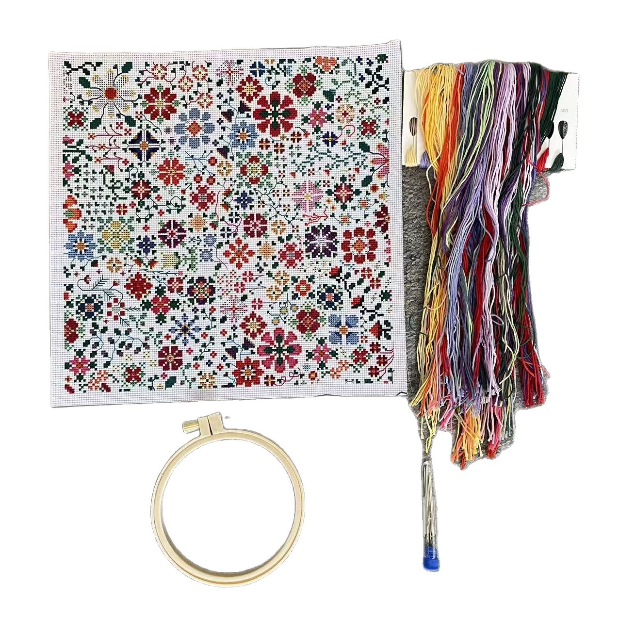 A Flower a Day Cross Stitch Kit