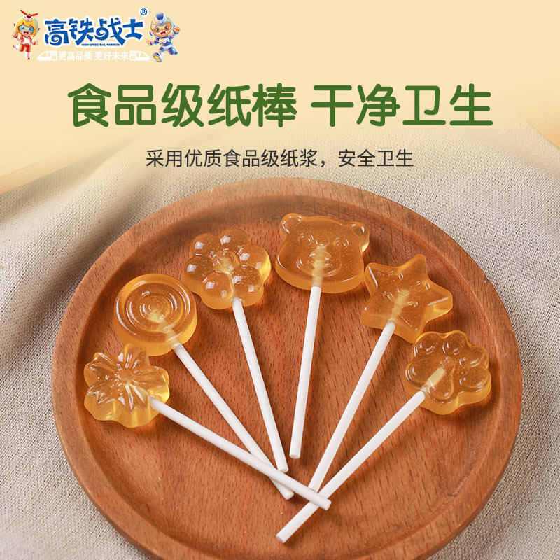 High iron warrior-sugar-free VC lollipop (10) 60g candy sugar-free children snacks lollipop