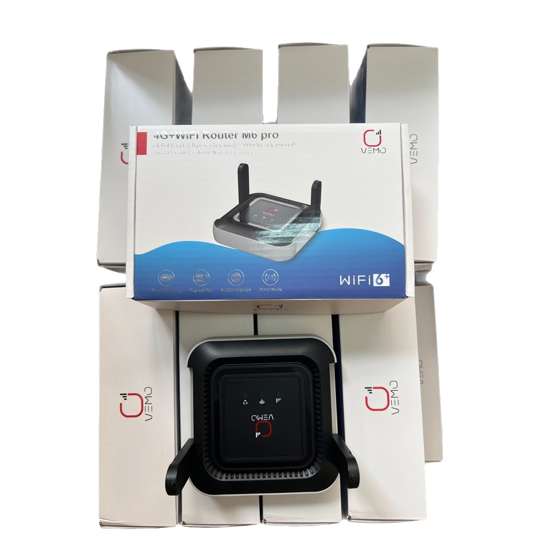 Hby 4g Cpe Router M6 Pro with 5200Mah Battery with B28 Band Support Wifi 6