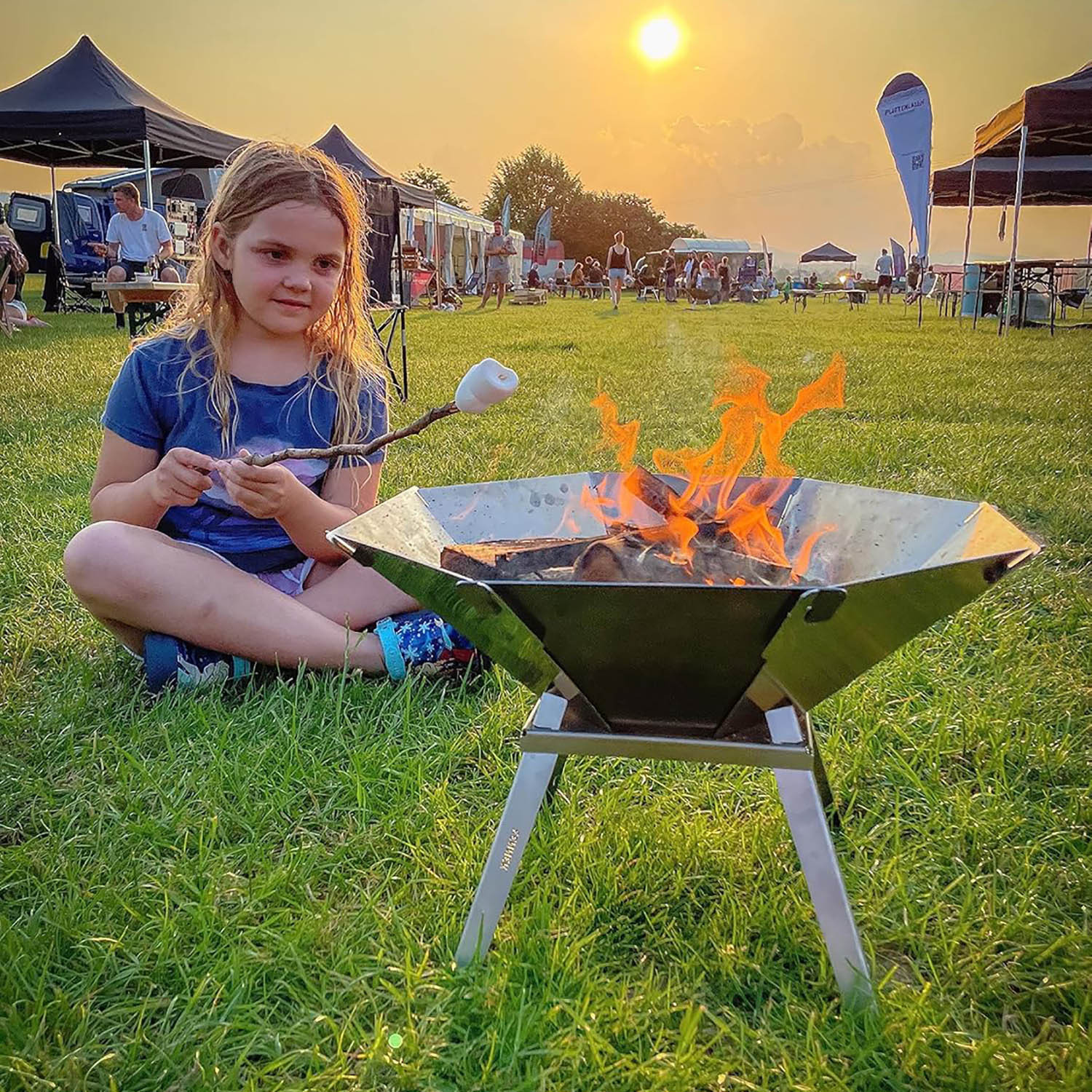 Уличный огневой стол для пикника, кемпинга, обогревательная печь, барбекю-гриль, переносная складная костровая решетка