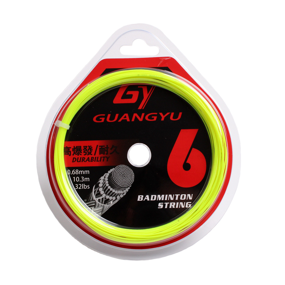 Guangyu No. 6 Badminton String, Durable Badminton String, Professional High-Pound Training String, Competition Badminton String Wholesale