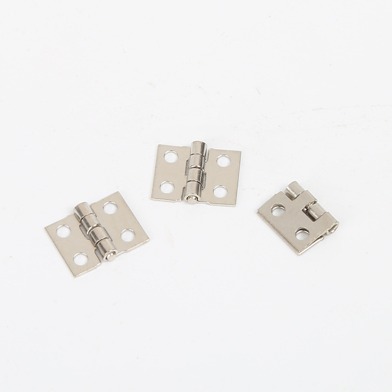 2-Point Ultra-Mini Pure Copper Hinge, Small Hinge for Crafts Box, All-Copper Wide Hinge, Small Hinge for Cabinet Door