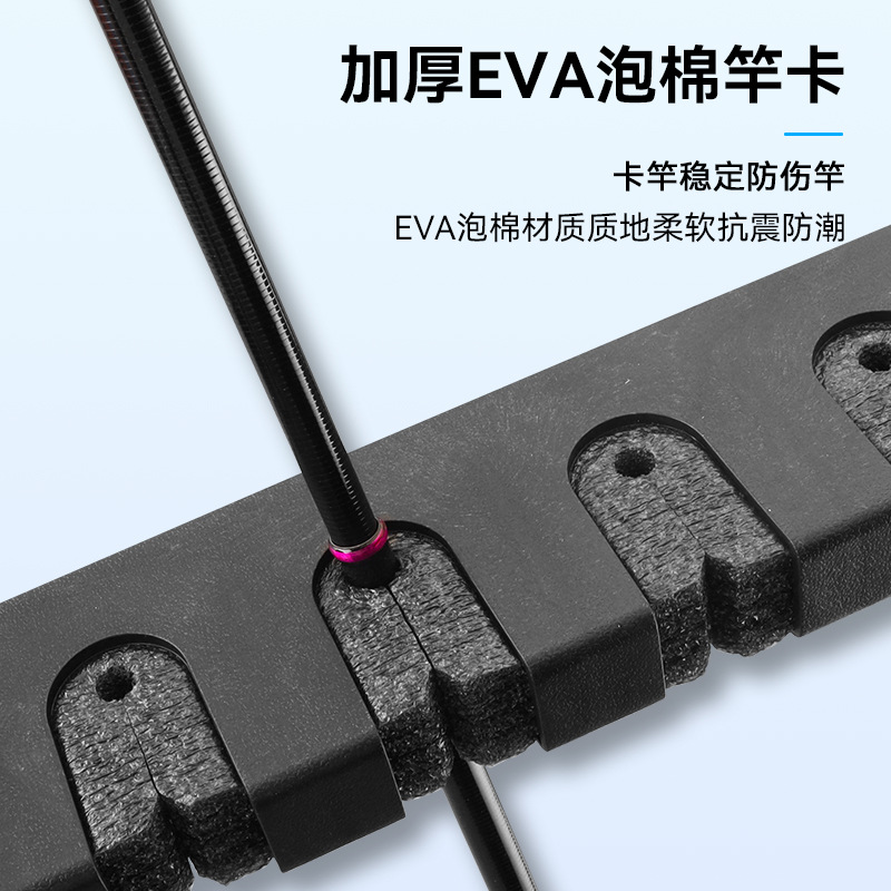 Multifunctional Fishing Rod Display Rack Wall-Mounted Lure Rod Rack Fishing Rod Rack Wall-Mounted Storage Rack Fishing Gear Storage Rack