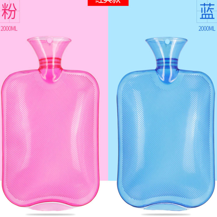 Большая грелка для рук, ПВХ грелка для воды 2000 мл, съемная, кастомизация производителя