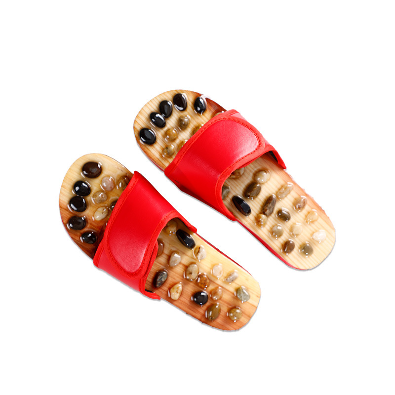 Foreign trade pebbles acupoint foot massage slippers manufacturers wholesale