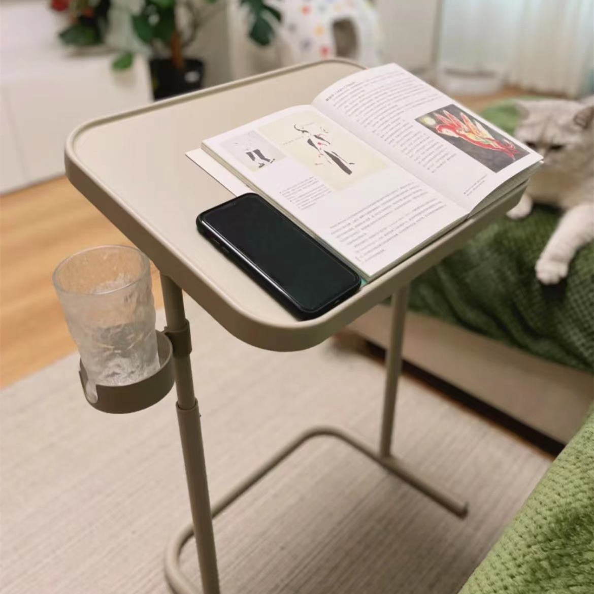 Bedside Table bedroom movable lifting folding table household simple computer desk ins dormitory lazy small desk