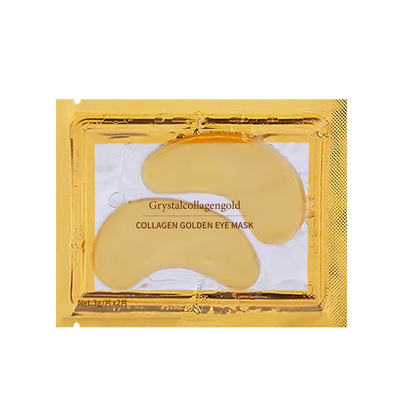 24K Cross-Border E-Commerce Foreign Trade Eye Mask Patch Collagen Improves Fine Lines Hydrogel Gold Eye Mask Hydrating and Moisturizing