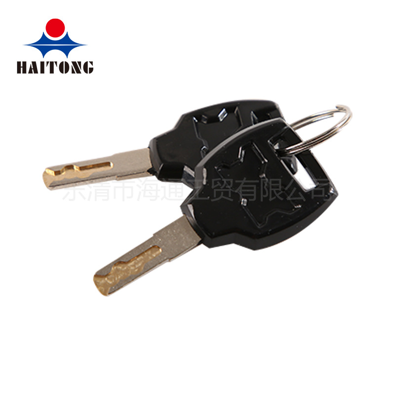 Motorcycle electric car aluminum alloy tail box lock core head side box trunk rear tail box storage box accessories turn tongue lock