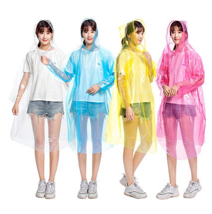 Disposable Extended Raincoat Pullover Style New Material Adult Rafting Outdoor Travel Poncho Wholesale Manufacturer Waterproof