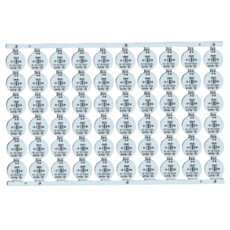 Led Aluminum Substrate Flashlight Pcb Circuit Board Light Source Board High Reflective White Oil Downlight Circuit Board Wholesale