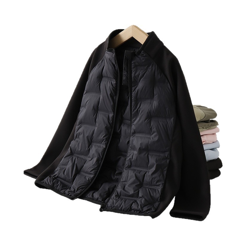 Children's down Jacket Liner 2025 Autumn/Winter New Style Spliced Warm Coat for Older Children Lightweight School Uniform