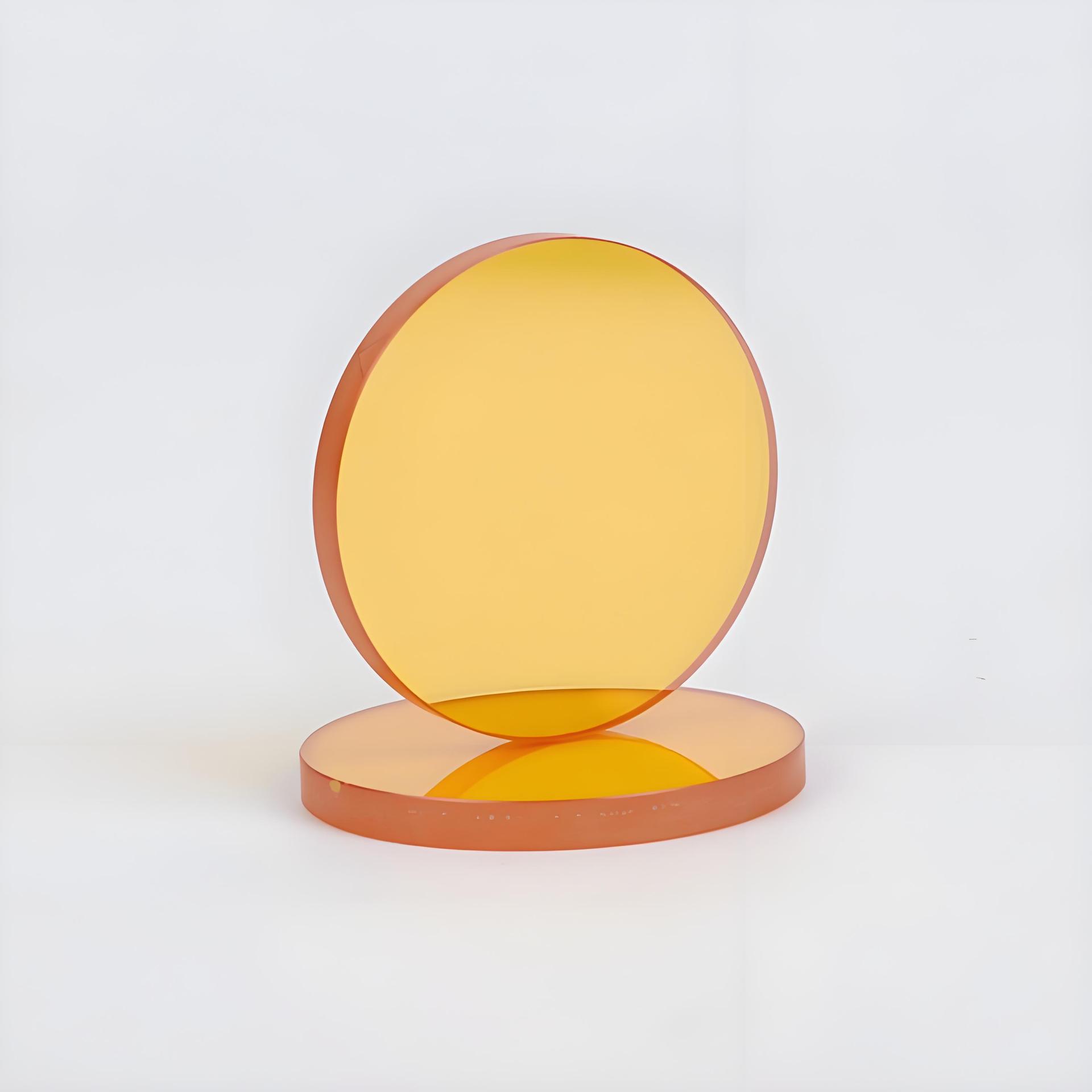 Znse Infrared Window Piece Zinc Selenide Window Piece 0.6-16μm Wave Transparent Infrared Thermal Imaging Spectrometer Special