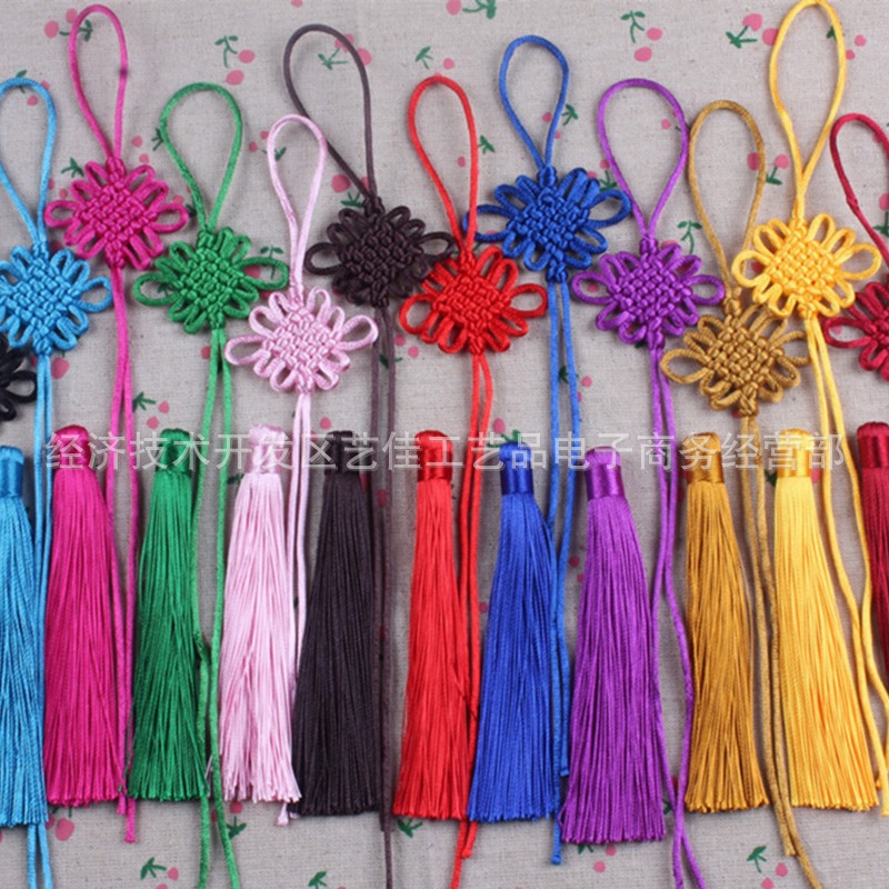 Chinese Knot Semi-finished Small Chinese Knot Wholesale Handmade Chinese Knot Tassel Pendant Chinese Knot Special Gift