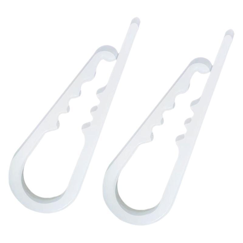 in stock clothing packaging plastic clip fleece-lined shirt cotton-padded jacket clip gear white clothing packaging accessories