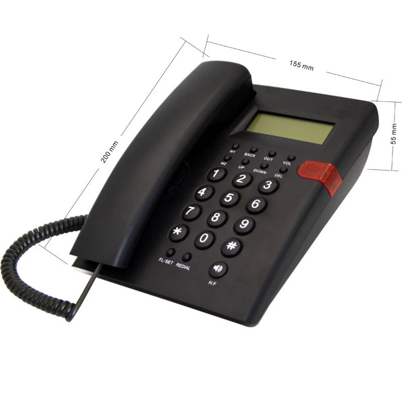 English Foreign Trade Telephone Hotel Telephone Landline Business Hotel Room Caller Id Telephone Battery-Free
