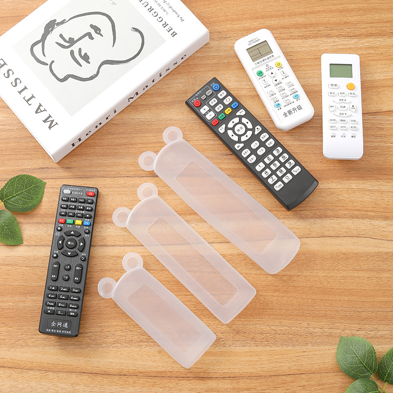 New Bear with Luminous Transparent Silicone Remote Control Protective Cover Air Conditioning TV Remote Control Cover Dust Cover