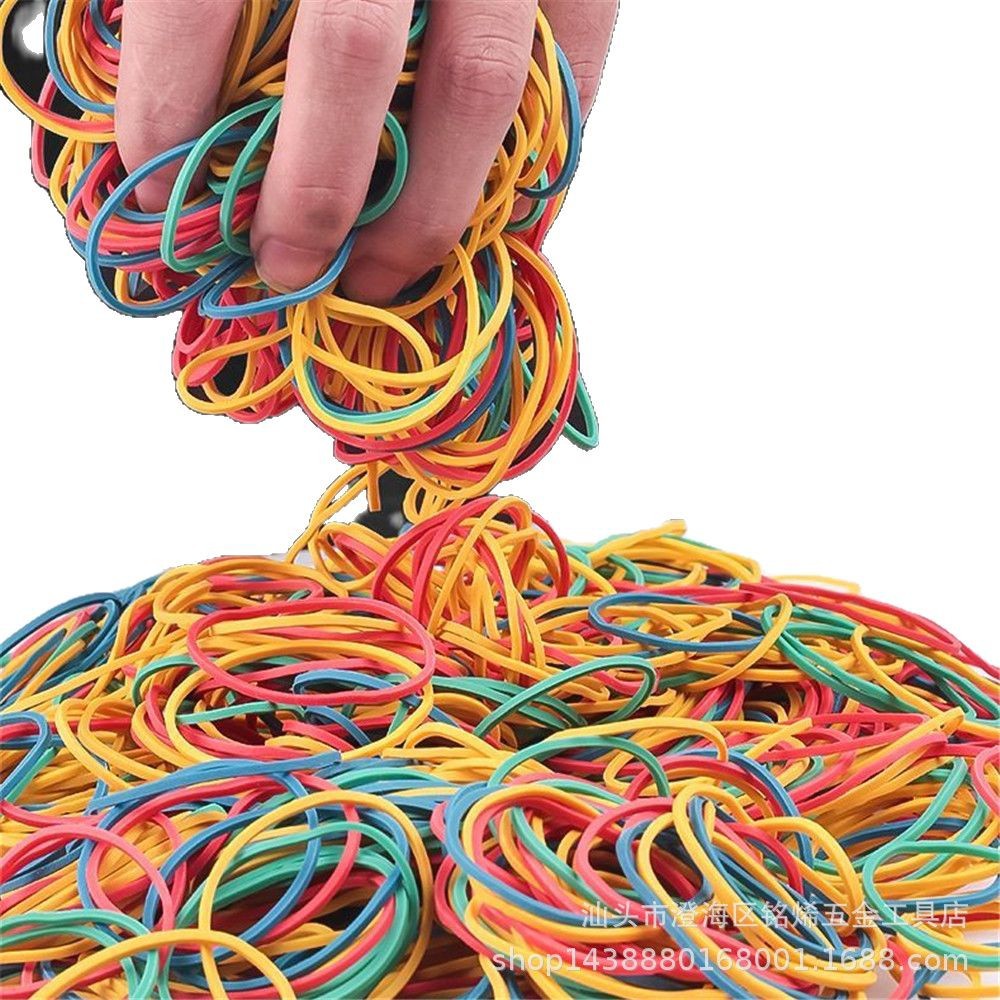 Yellow rubber ring color high temperature resistant rubber band leather band rubber tools classification rubber band office wholesale