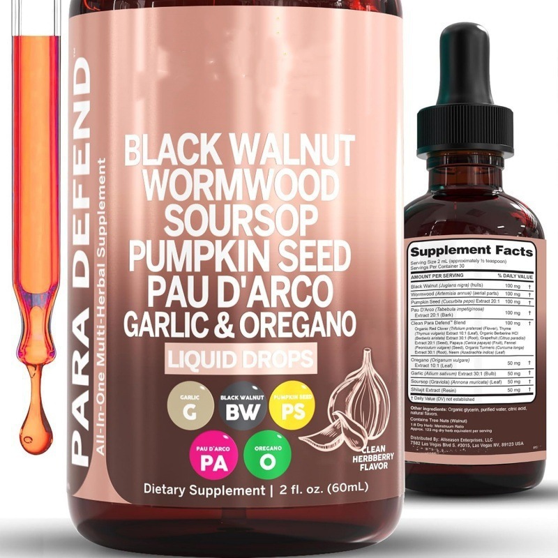 【Cross-Border Independent Platform in Stock】Pumpkin Seed Drops Blackwalnut Wormwood Hot-Selling Factory Wholesale