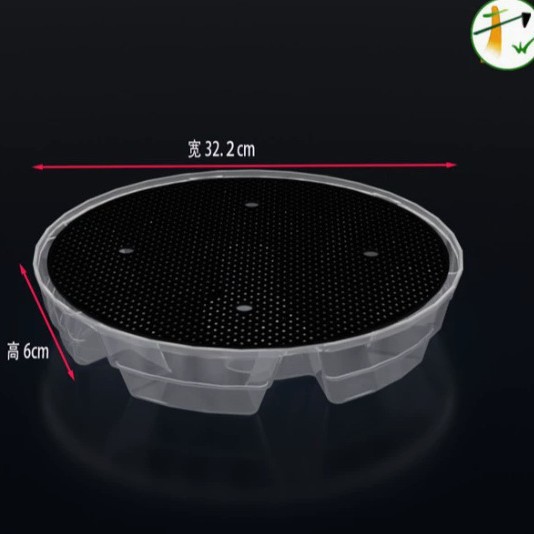 Gardening Tools Succulent Ceramic Flower Pot Gasket Plastic Flower Pot Shaped Bottom Mesh Gasket Breathable Mesh to Prevent Soil Leakage