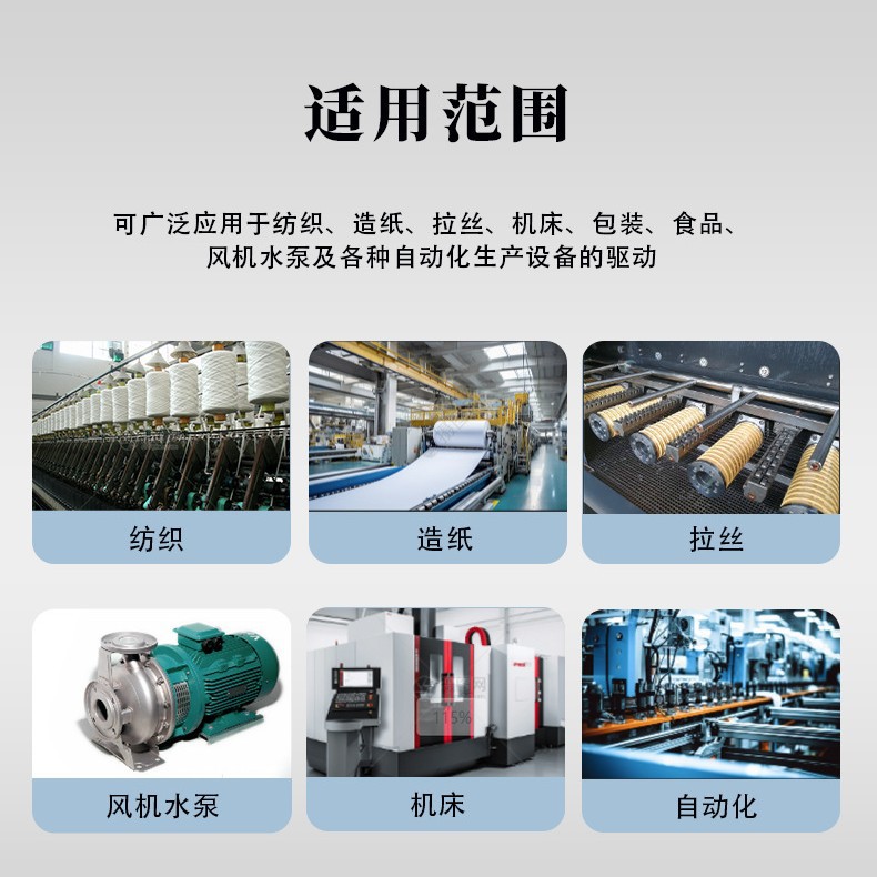 Single-Phase 220V Inverter Heavy-Duty Vector Type Variable Frequency Motor Speed Regulator 0.4/0.75/1.5/2.2Kw Manufacturer