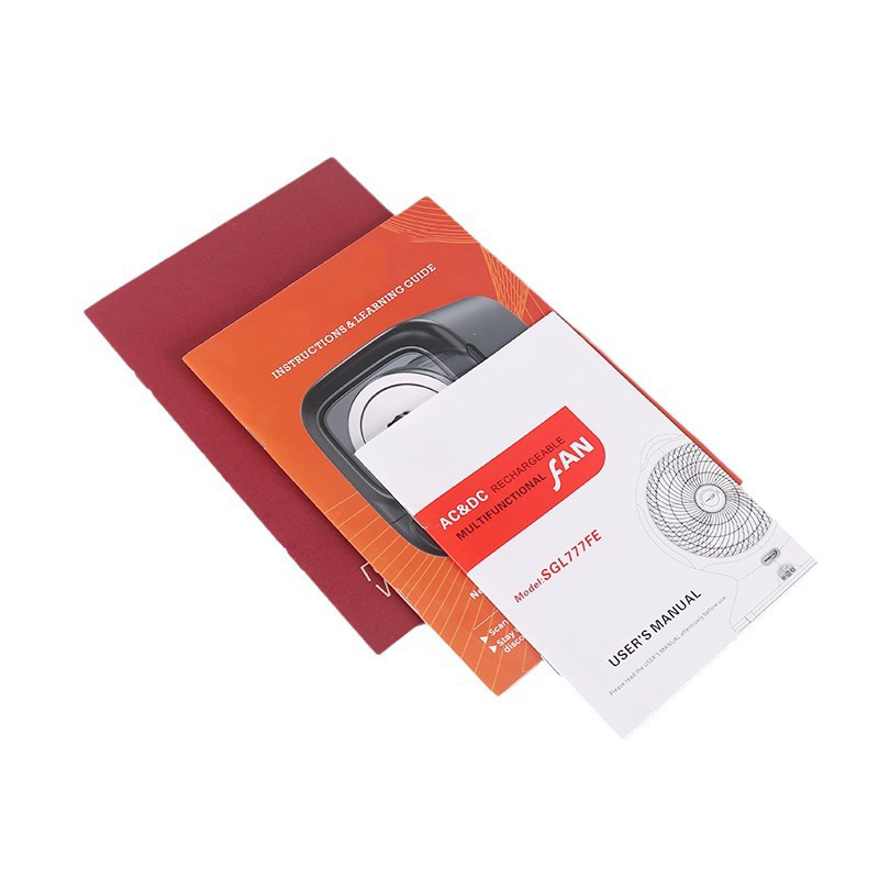 Product instruction manual printing factory single page color page brochure customized brochure sample album album album printing