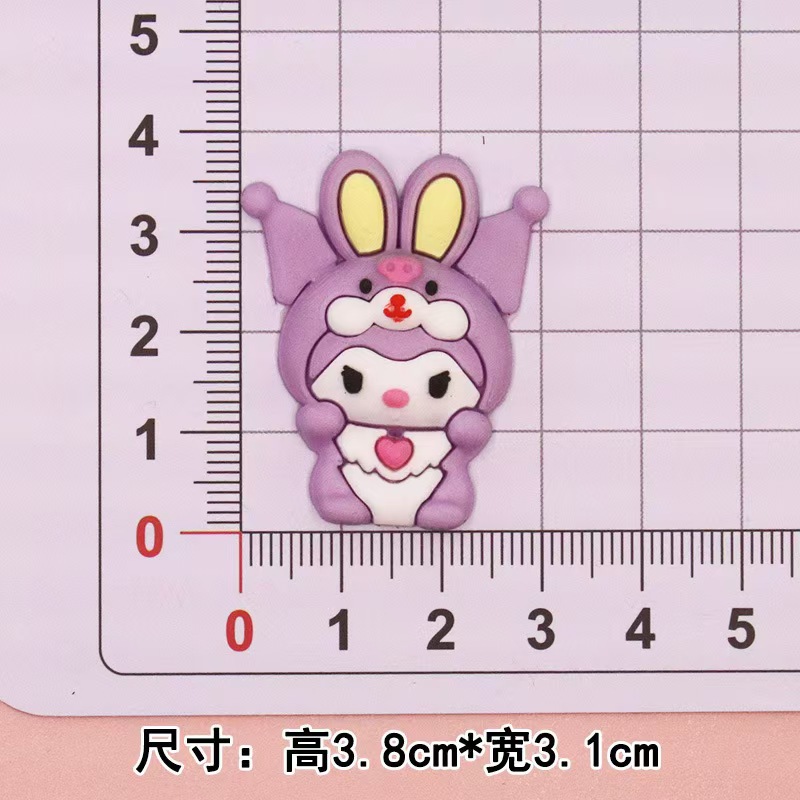 Large Cartoon Sanrio Resin Accessories DIY Accessories Gel Dropping Mobile Phone Case Water Cup Storage Box Keychain Accessories